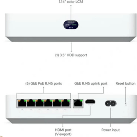 Ubiquiti UNVR-INSTANT 15 csatornás NVR Hálózati videó rögzítő