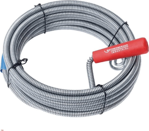 Rothenberger 072986E Cső és lefolyótisztító spirálkábel csőgörény 10 m