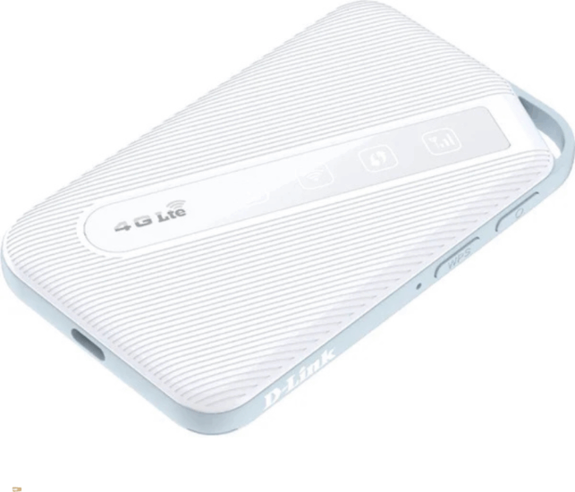 D-Link DWR-932W Hordozható 4G LTE WiFi6 3000mAh Router - Fehér