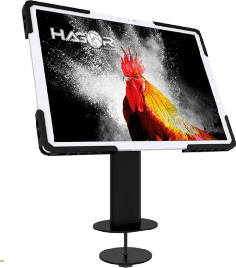 Hagor 8713 Univerzális Asztalhoz rögzíthető tablet tartó állvány - Fekete Hagor 8713 Univerzális Asztalhoz rögzíthető tablet tartó állvány - Fekete