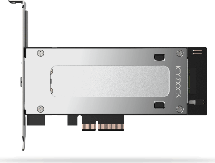 Icy Dock MB840M5P-B ExpressSlot Elite 1x M.2 NVMe SSD port bővítő PCIe kártya
