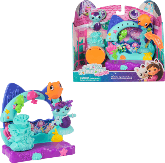 Spin Master Gabby babaháza A film Erkélyes játékkészlet - Cica akváriuma Spin Master Gabby babaháza A film Erkélyes játékkészlet - Cica akváriuma