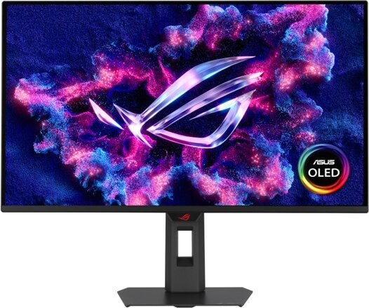 Asus 26.5" XG27AQDMES ROG Strix 16:9 QHD QD-OLED Gaming Monitor - Fekete