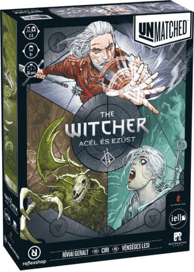 Iello Unmatched Witcher Acél és ezüst társasjáték Stratégiai társasjáték