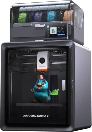 Anycubic Kobra S1 Combo 3D Nyomtató - Fekete
