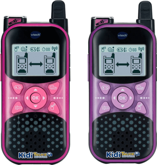 VTech KidiTalkie Explorer 2 darabos gyerek Walkie-Talkie - Rózsaszín/Lila