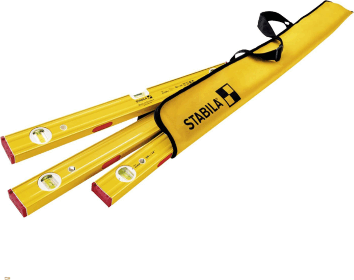 Stabila 19716 Alumínium Mágneses Vízmérték készlet hordtáskában 30 / 60 / 120cm