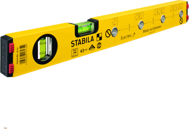 Stabila 16135 Alumínium Villanyszerelő Vízmérték 43cm