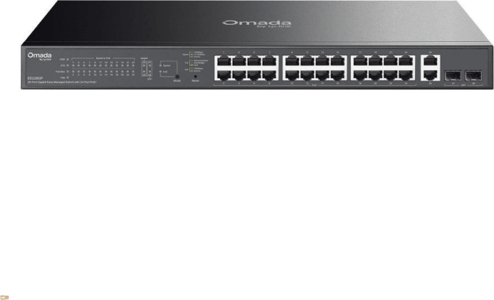 TP-Link ES228GP Omada 28-Port Gigabit Smart Managed PoE+ Rack Switch