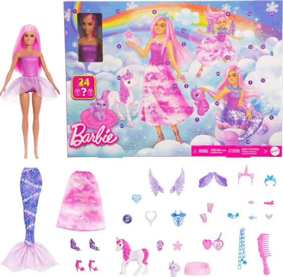 Mattel JFL66 Barbie Fantasy Adventi Naptár Babával 30cm