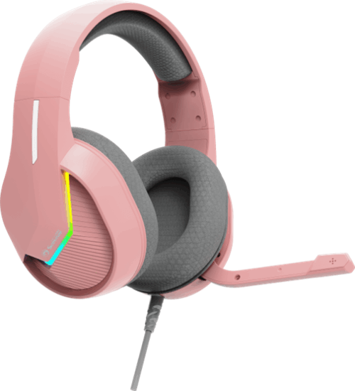 Marvo H8618 PK Vezetékes USB-A RGB Gamer Fejhallgató Headset - Rózsaszín Marvo H8618 PK Vezetékes USB-A RGB Gamer Fejhallgató Headset - Rózsaszín