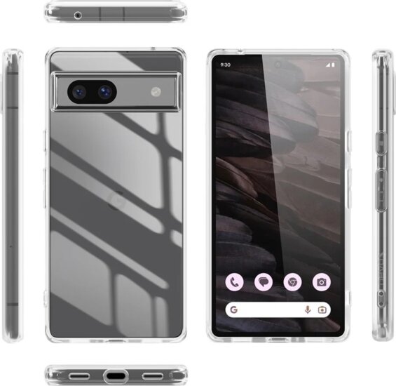 Nevox StyleShell SHOCKFLEX Google Pixel 8a Telefon Tok - Átlátszó