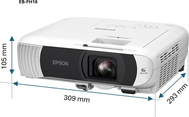 Epson EB-FH18 Full HD 4100 Lumen Projektor - Fehér