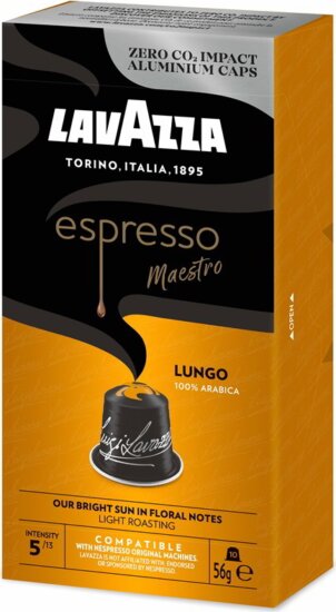 Lavazza Lungo Nespresso kompatibilis Kávé kapszula 10 db Lavazza Lungo Nespresso kompatibilis Kávé kapszula 10 db