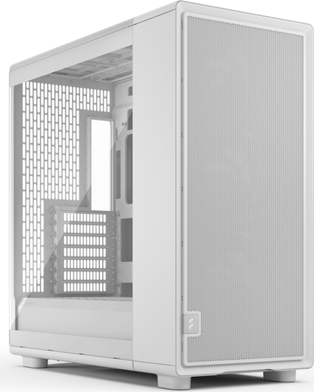 Fractal Design Epoch XL TG Midi Torony Számítógépház + 3db 140mm ventilátor - Fehér