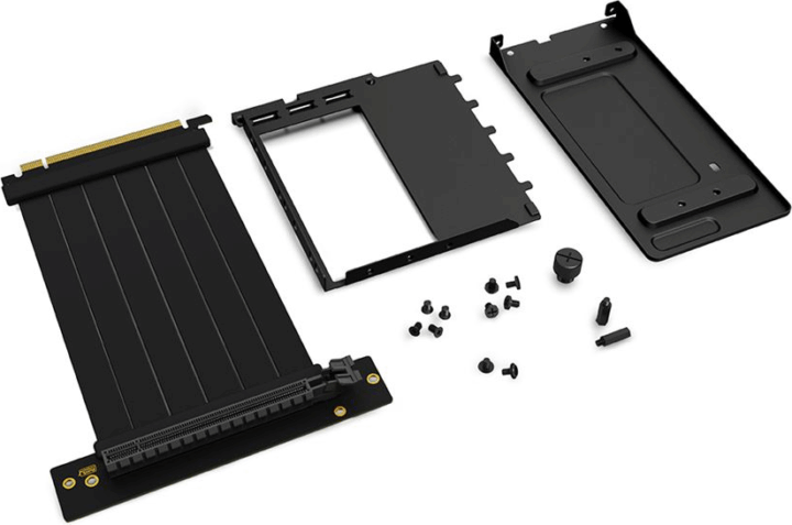 Sharkoon CA500 / AK PCIe 4.0 x16 Riser Kábel 17cm - Fekete