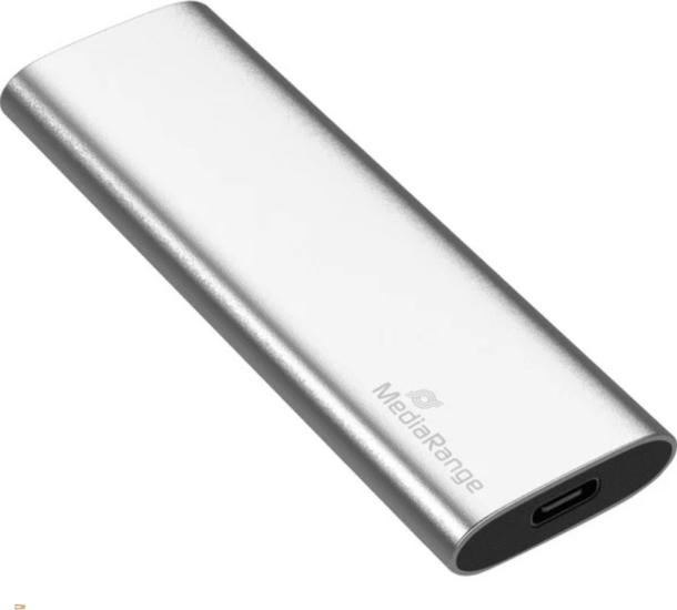 MediaRange 120 GB Externe USB 3.2 Külső SSD - Ezüst