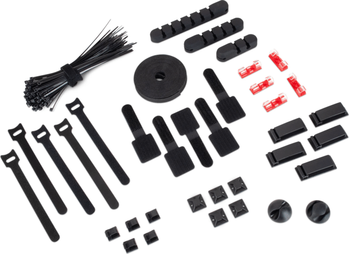 Sharkoon OfficePal Tépőzáras Kábelrendező Készlet - Fekete Sharkoon OfficePal Tépőzáras Kábelrendező Készlet - Fekete