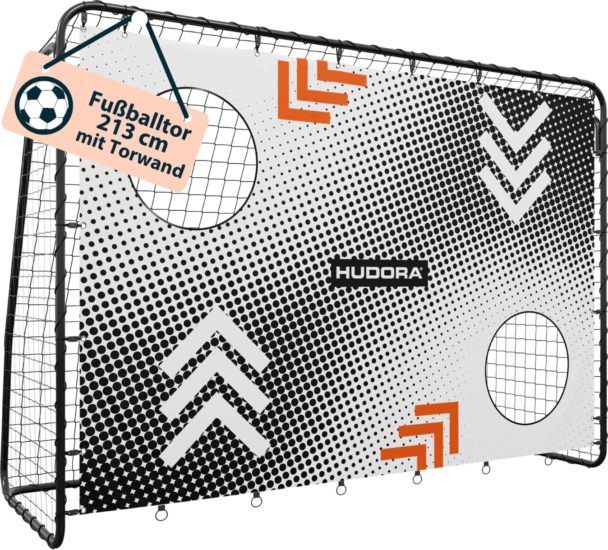 Hudora 76923 Foci Gyakorló Háló 213 x 152 cm - Fekete