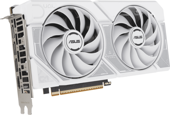 ASUS GeForce RTX 5060 DUAL OC WHITE 8GB GDDR7 Vidókártya ASUS GeForce RTX 5060 DUAL OC WHITE 8GB GDDR7 Vidókártya