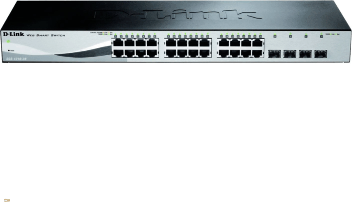 D-Link DGS-1210-28/E Fémházas Smart Managed 28-port Rack Switch