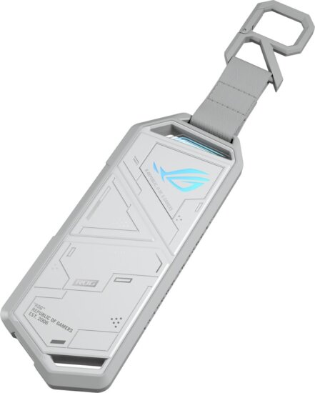 ASUS ROG Strix Arion M.2 PCIe USB 3.2 Gen 2 Type-C Külső SSD ház - Fehér