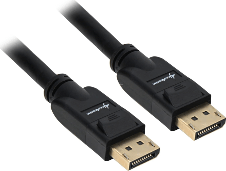 Sharkoon Displayport 1.3 - Displayport 1.3 Kábel 1m - Fekete