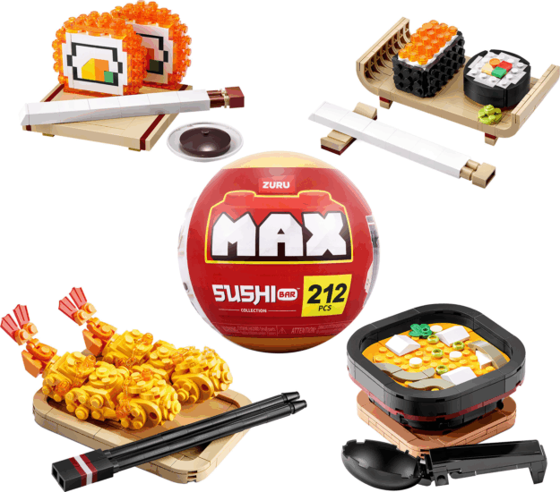 Zuru Max ‎83199A Meglepetés Sushi Bár 121-181 Darabos Építőjáték