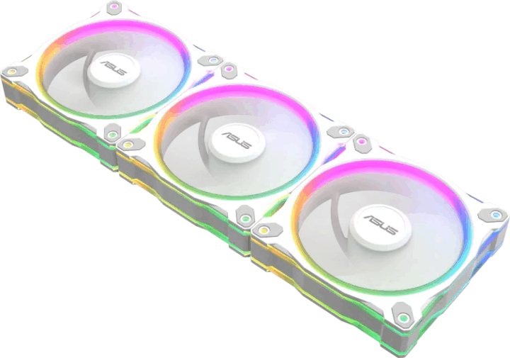 ASUS Prime MR120 ARGB Fan PWM 120mm Rendszerhűtő ventilátor 3db - Fehér ASUS Prime MR120 ARGB Fan PWM 120mm Rendszerhűtő ventilátor 3db - Fehér