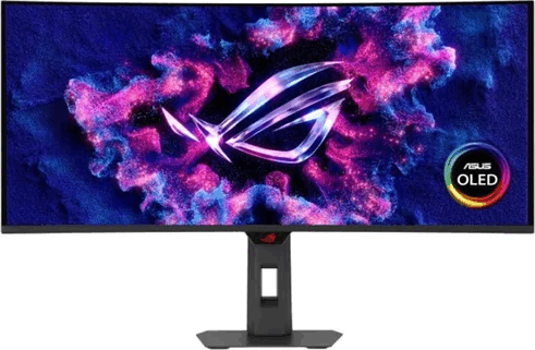 Asus 34" XG34WCDMTG 21:9 UWQHD QD-OLED Ívelt Gaming Monitor - Fekete