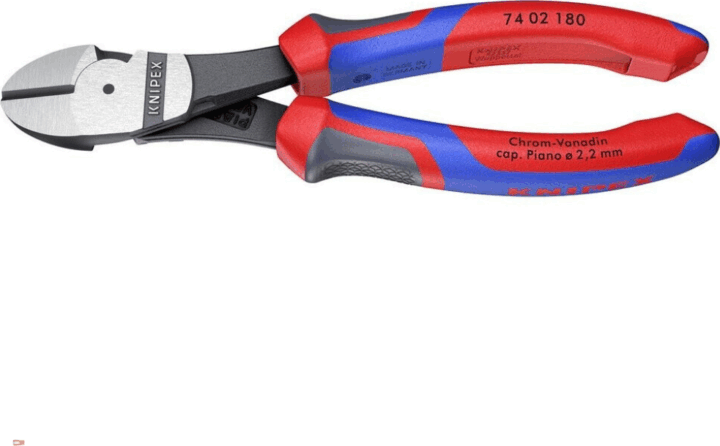 Knipex 74 02 180 SB Oldalcsípő fogó 180mm - Piros/Kék