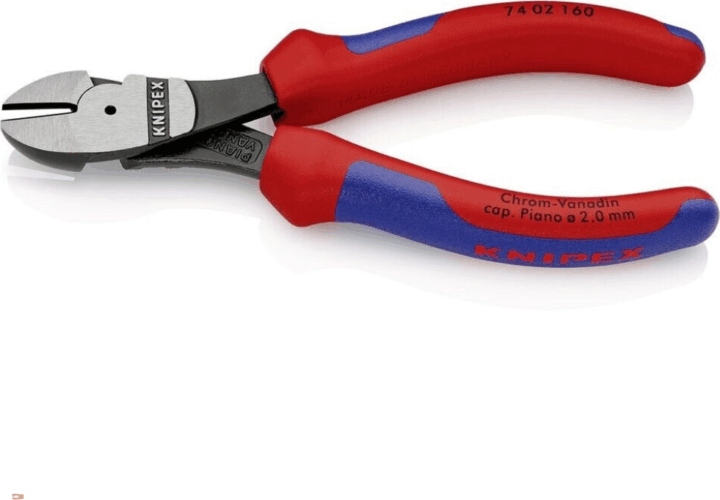 Knipex 74 02 160 SB Oldalcsípő fogó 160mm - Piros/Kék