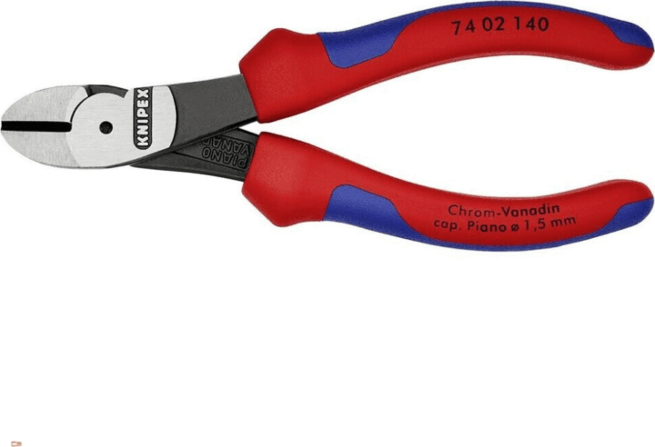 Knipex 74 02 140 SB Oldalcsípő fogó 140mm - Piros/Kék