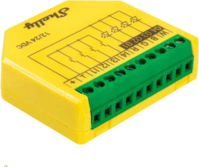 Shelly Plus RGBW PM Wifi / Bluetooth Okos LED relé