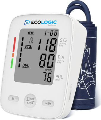 Vivamax EcoLogic FC-BP120 Felkaros Digitális Vérnyomásmérő - Fehér Vivamax EcoLogic FC-BP120 Felkaros Digitális Vérnyomásmérő - Fehér