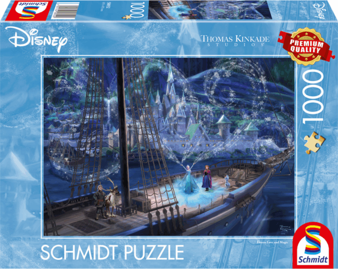 Schmidt Spiele Disney Jégvarázs szerelem és varázslat 1000 darabos puzzle