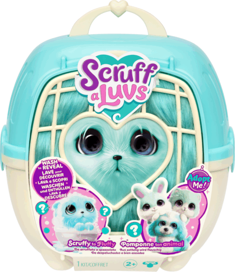 Moose Toys ScruffaLuvs - Pet Scruffs plüssfigura - Kék