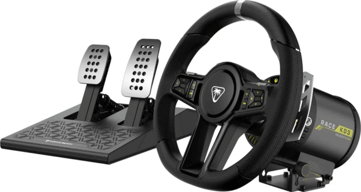 Turtle Beach VelocityOne Race KD3 Kormány és Pedál - Fekete (PC / Xbox One / Xbox Series X/S ) Turtle Beach VelocityOne Race KD3 Kormány és Pedál - Fekete (PC / Xbox One / Xbox Series X/S )