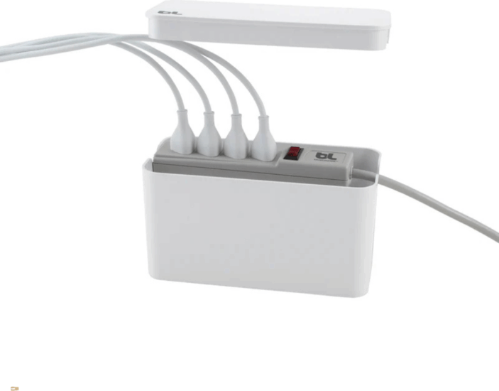 Bluelounge BLUCBM-WH Mini Kábelrendező doboz 23,3 x 10,5 x 11,7 cm - Fehér