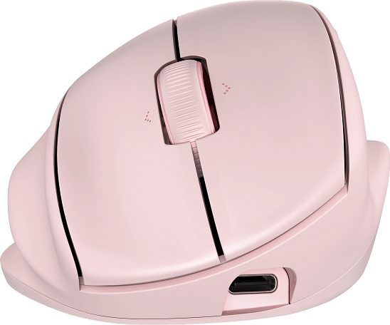 HP 720M Wireless Ergonomikus Egér - Rózsaszín