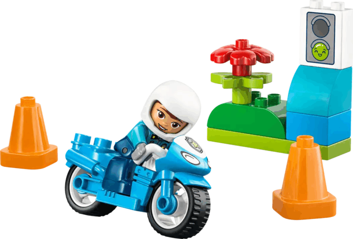 LEGO 10471 Duplo - Kék Rendőrségi Motorkerékpár
