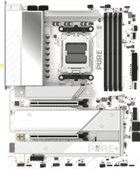 SAPPHIRE PURE X870A WIFI 7 DDR5 AMD AM5 ATX Alaplap SAPPHIRE PURE X870A WIFI 7 DDR5 AMD AM5 ATX Alaplap