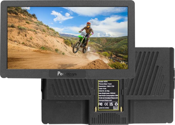 Portkeys 7" HD7H Hordozható Kamera Monitor Portkeys 7" HD7H Hordozható Kamera Monitor