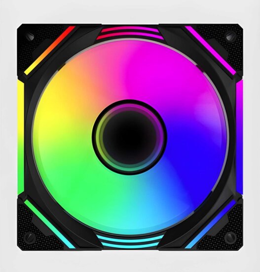 KEEP OUT XFC-120M 120mm PWM ARGB LED Rendszerhűtő ventilátor - Fekete