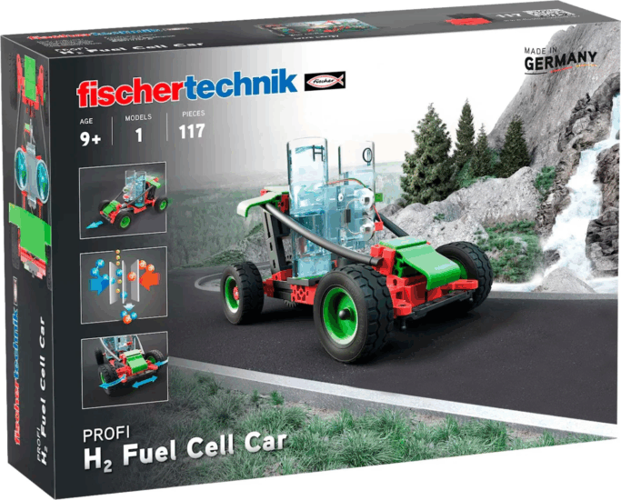 fischertechnik H2 üzemanyagcellás autó 117 darabos építőkészlet