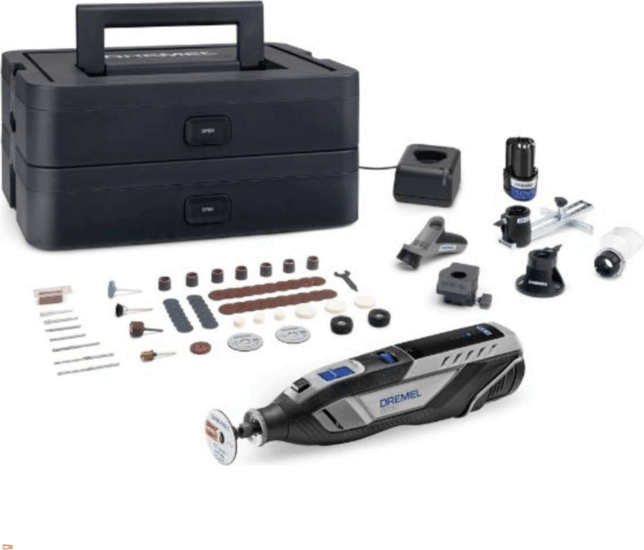 Dremel 8250-5/65 Platinum+ Akkus Többfunkciós 65 darabos Gépkészlet Dremel 8250-5/65 Platinum+ Akkus Többfunkciós 65 darabos Gépkészlet