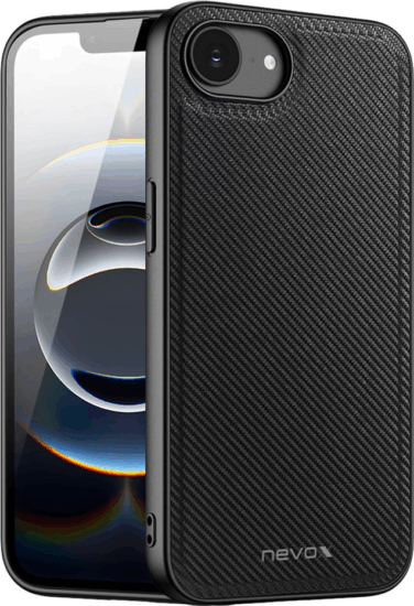 Nevox StyleShell NYLO Apple Iphone 16e Telefon tok - Fekete