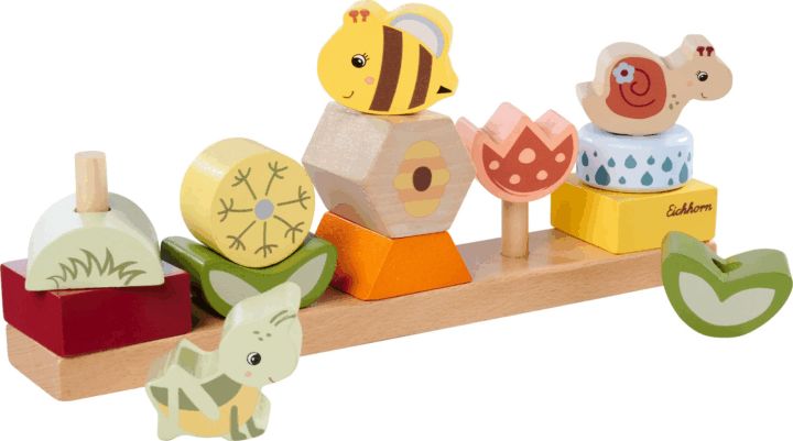 Eichhorn 13 részes fa válogató tábla ügyességi bébijáték