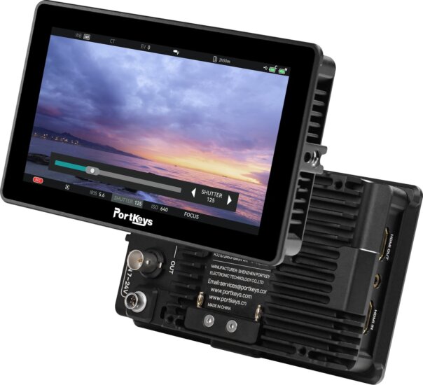 Portkeys 5.5″ BM5 IV Hordozható Érintőképernyős Kamera Monitor - Fekete