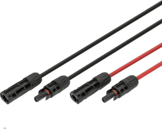 Digitus MC4 Napelem hosszabító kábel 2x10m - Fekete/Piros Digitus MC4 Napelem hosszabító kábel 2x10m - Fekete/Piros